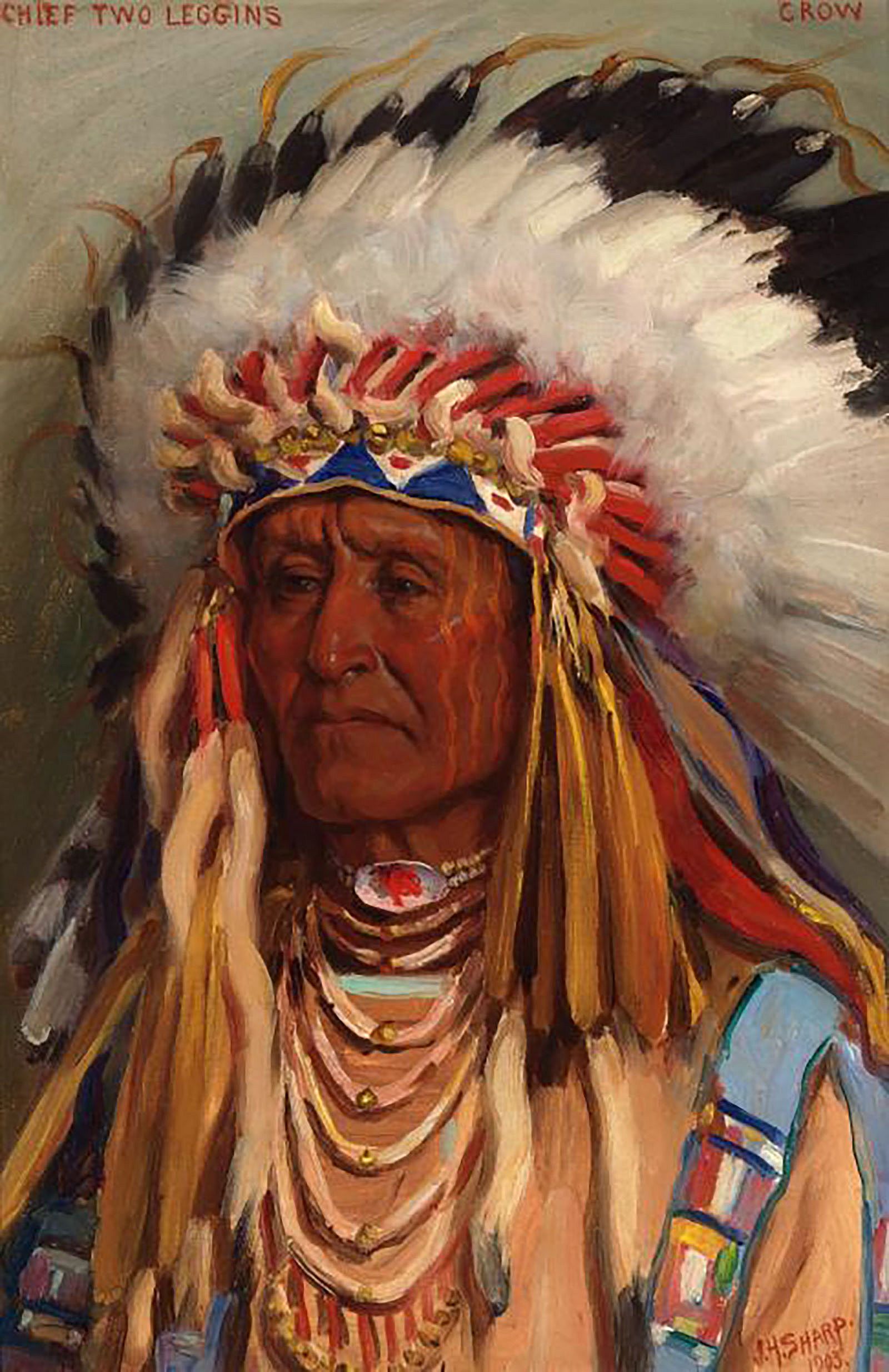 Two Leggins, Crow; [Chief Two Leggins]